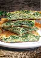 Omelette Bayam Keju #MenuSehatAnak