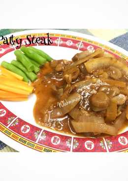 Beef patty steak
