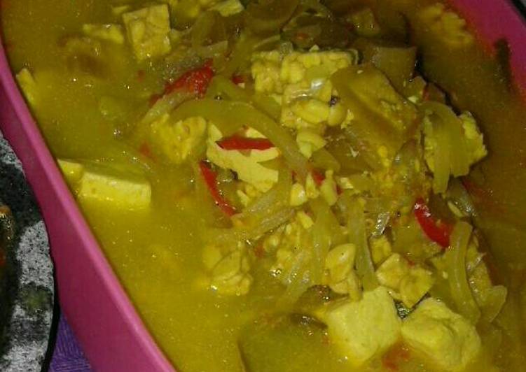 resep makanan Lodeh cecek tempe tahu dan manisa