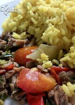 Nasi Kuning Rice Cooker