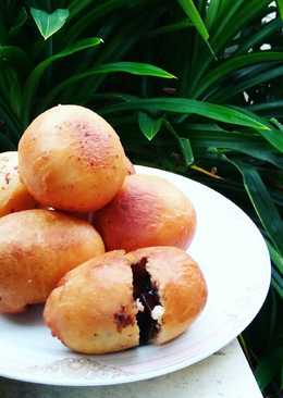 Donat Isi (Roti goreng) Cokelat & Keju Manis