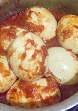 Telur balado manis pedas