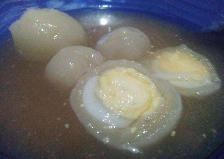 cara membuat Cilok telur puyuh