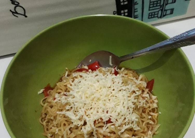 bahan dan cara membuat Indomie sadis