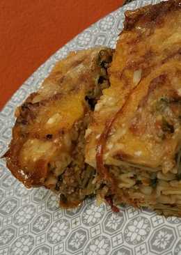 Lasagna bayam