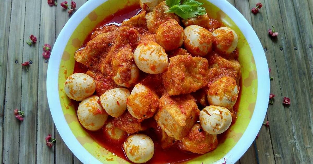 Resep Tahu  Telur  Bumbu Bali Sederhana Kesukaan Keluarga 