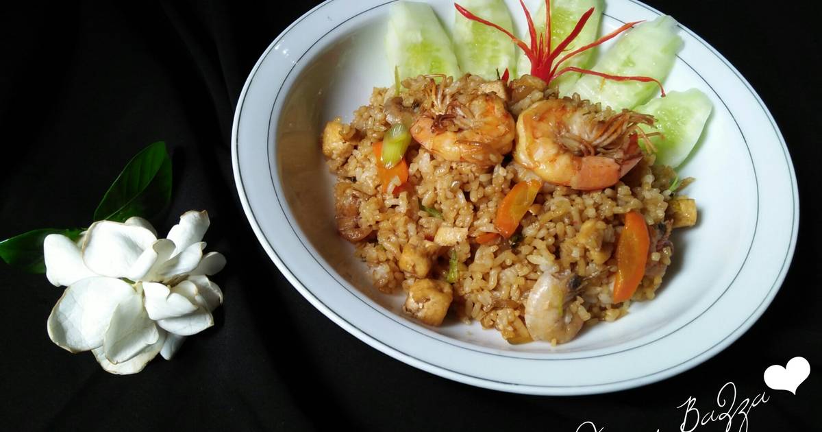  Resep  Nasi  Goreng  Udang dan Tahu oleh Nurul Udhiyah Bakri 