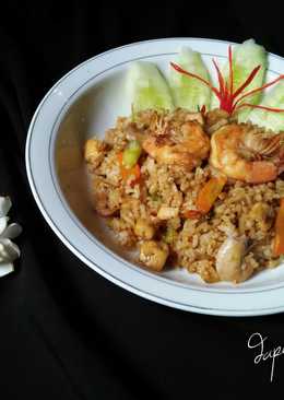 Nasi Goreng Udang dan Tahu