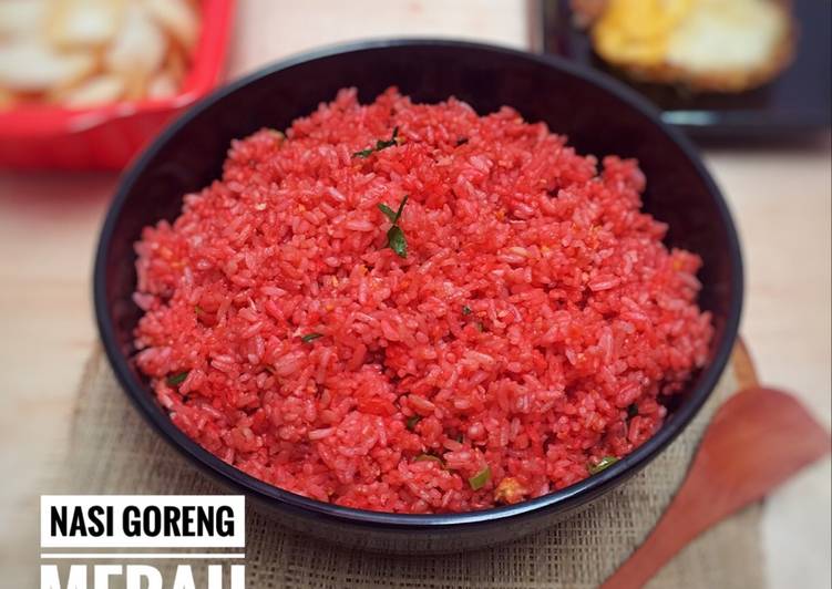 cara membuat Nasi Goreng Merah Makassar