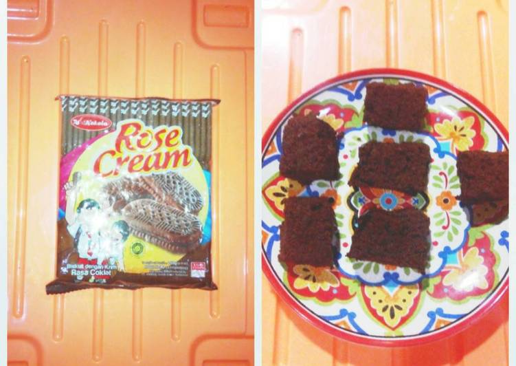 gambar untuk cara membuat Steam Chocolate Cake With Biscuit Kokola No Oven No Egg No Mixer