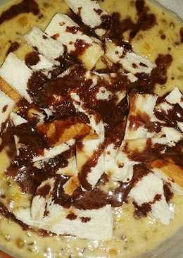 Bubur kacang ijo sos Milo