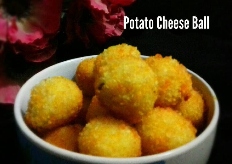 bahan dan cara membuat Potato Cheese Ball