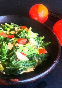 Tumis Sawi Telur Asin