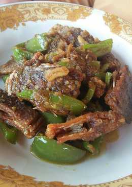 Sambal ikan asin biawan cabe ijo