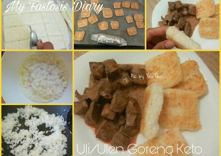 gambar untuk cara membuat Uli/Ulen Goreng Keto