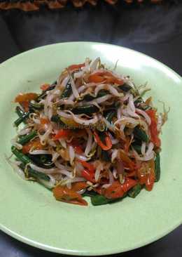 Tumis toge kacang panjang