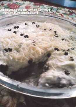 Lasagna coklat