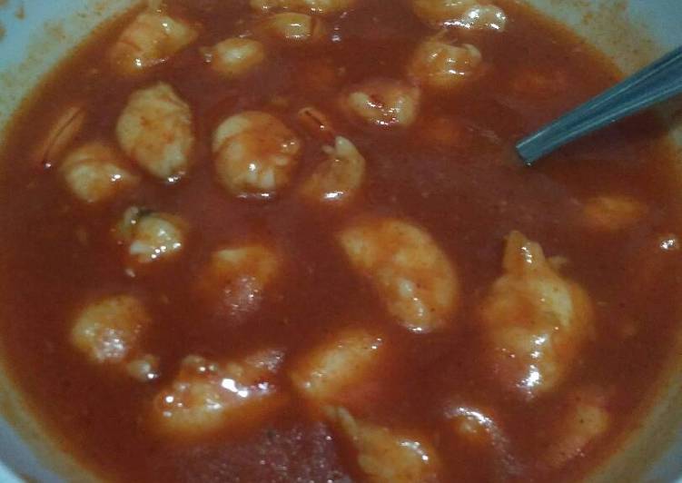 gambar untuk resep makanan Udang Asam Manis Sederhana