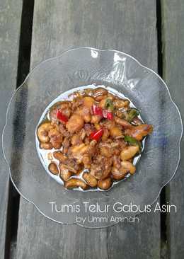 Tumis Telur Gabus Asin