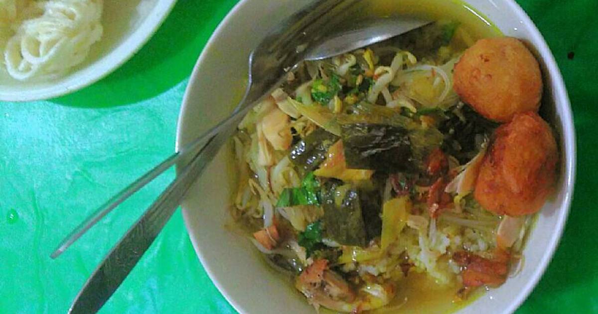 Resep Soto ayam lenthok ala mamapila 🍜 ala mamapila