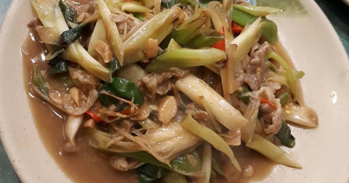 8 resep  daging sapi tumis jamur enoki daun  bawang  pre 