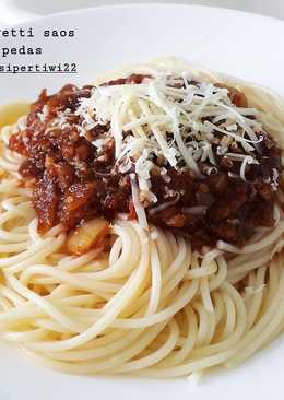 Sphagetti saos tuna pedas