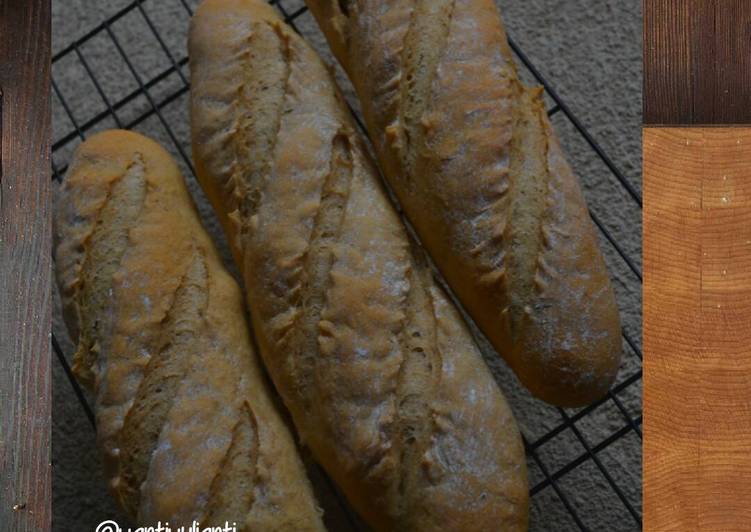 Resep Roti Perancis whole grain Kiriman dari Yanti Yulianti