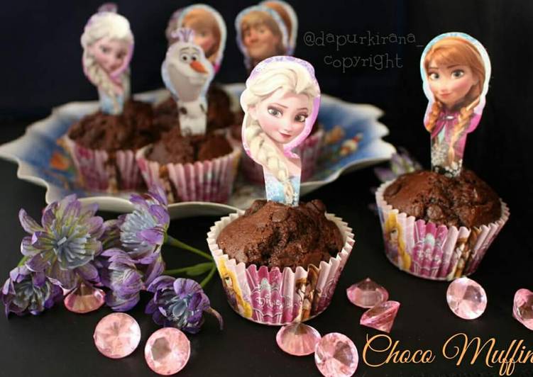 Resep Choco Muffins (NO mixer) Dari dapurkirana