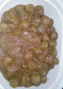 Cilok kuah kacang mantap