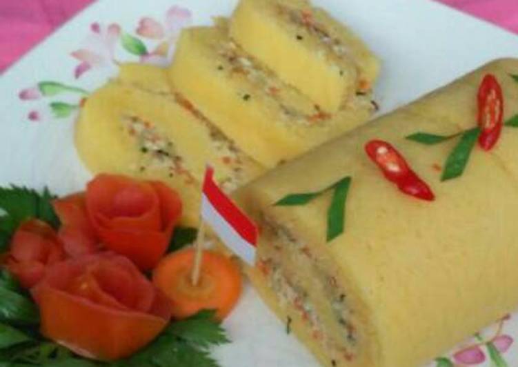 resep masakan Bolu gulung singkong