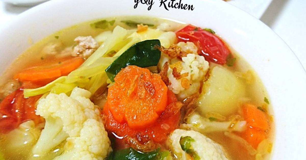 Resep Sop ayam cincang simple ala yNy