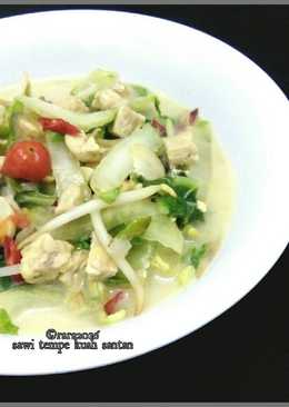 Sawi Tempe Kuah Santan