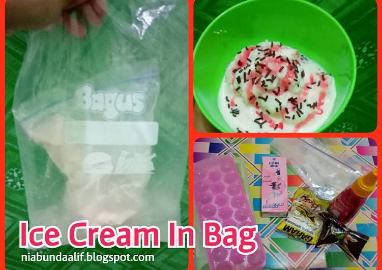 gambar untuk resep Ice Cream In Bag (bikin es krim sekalian fun science)