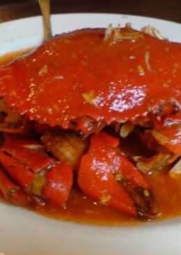 Kepiting saus tiram asam-pedas