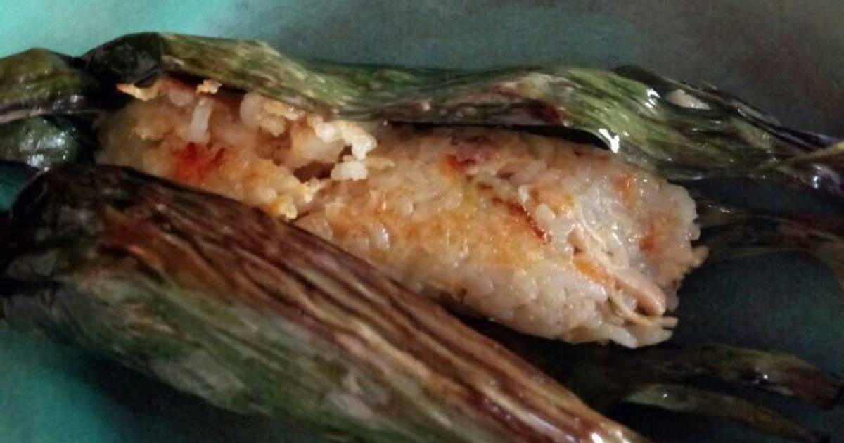 Resep Nasi  Bakar  Ayam Krenyes MPASI 1y oleh Fery 