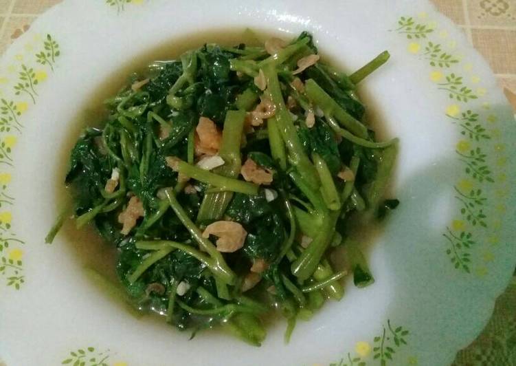 Resep Ca kangkung ebi