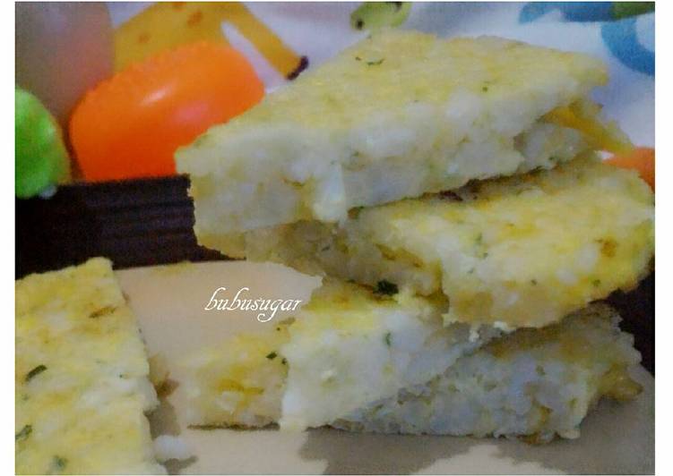 resep Omelet Rice. (MPASI-BLW 1Y+)