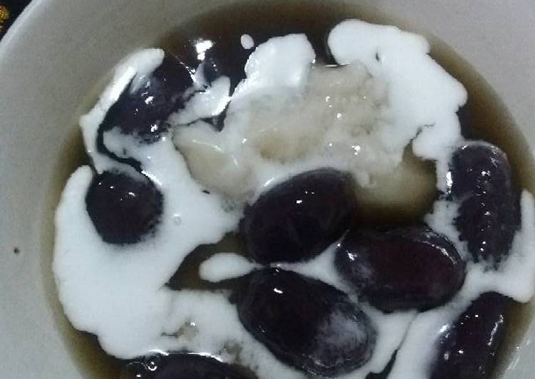 gambar untuk resep makanan Biji salak ubi ungu bubur sumsum