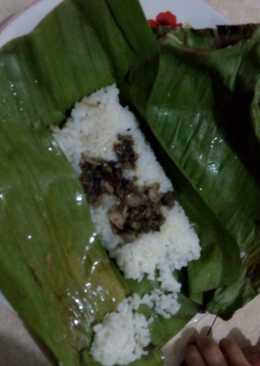 Nasi bakar tongkol sederhana