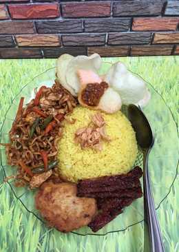 Nasi kuning rice cooker