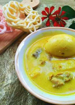 Kari (tulang) Ayam isi telur kentang