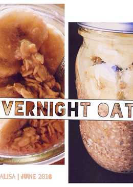 Peanut butter banana overnight oats