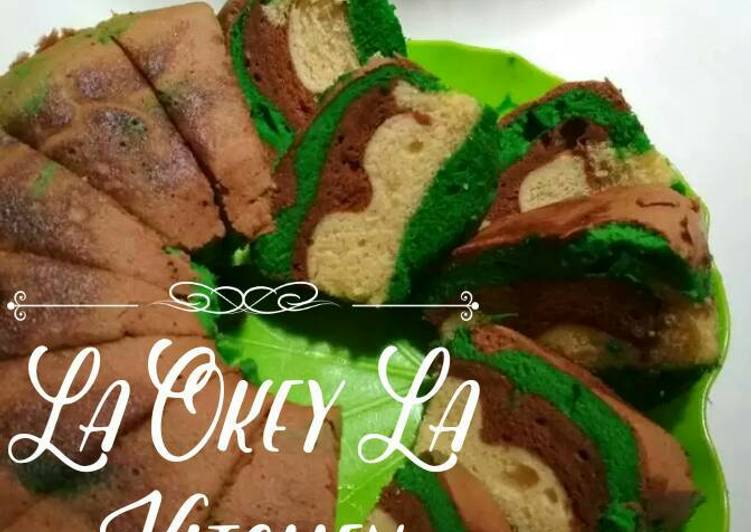 resep masakan Bolu lapis moka pandan