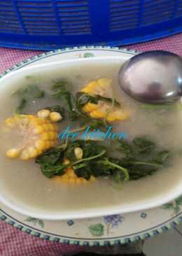 Sayur bobor bayam jagung