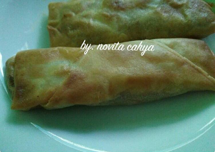 gambar untuk resep Lumpia goreng isi kornet