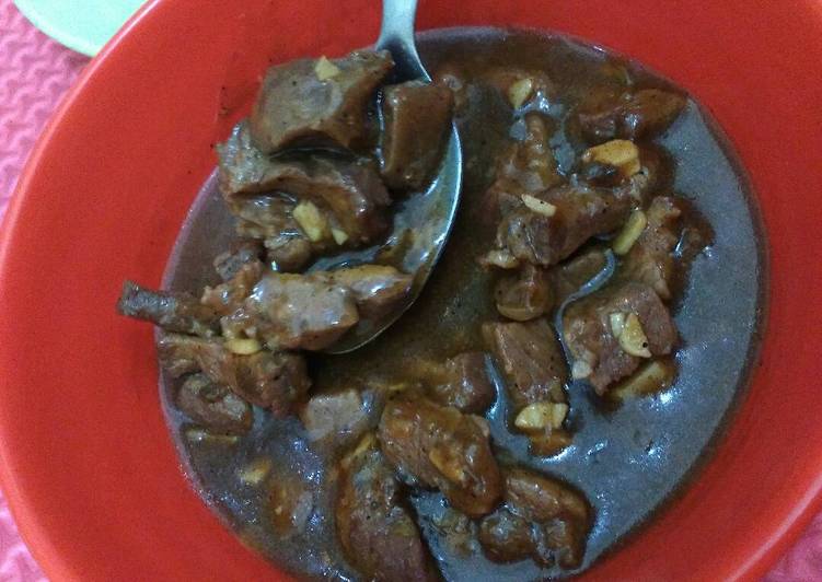 resep makanan Daging Lada Hitam ala Anak Kos