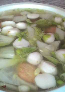 Sayur sawi putih bola tahu