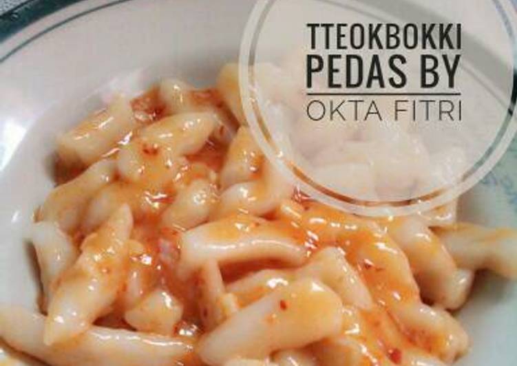 Resep Tteokbokki pedas manis Karya Okta Fitri