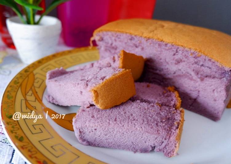 gambar untuk resep Ogura Cake Taro