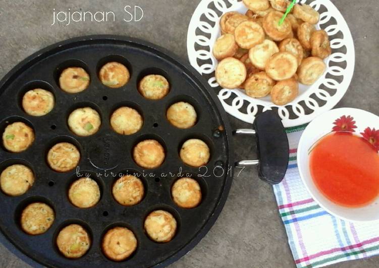 resep makanan Dadar Telur jajanan nostalgia sd